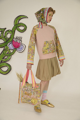 5.Happy flower field docking tops 詳細画像