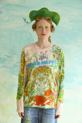 47.Born happy jersey longsleeve T-shirt 詳細画像