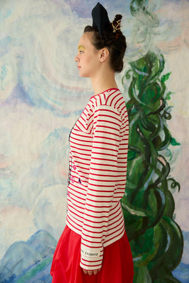 110.Jack coad embroidery longsleeve T-shirt 詳細画像