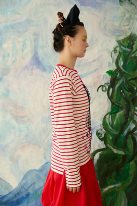 110.Jack coad embroidery longsleeve T-shirt 詳細画像