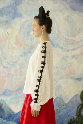 17.Shadow border jersey tops 詳細画像