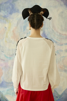17.Shadow border jersey tops 詳細画像
