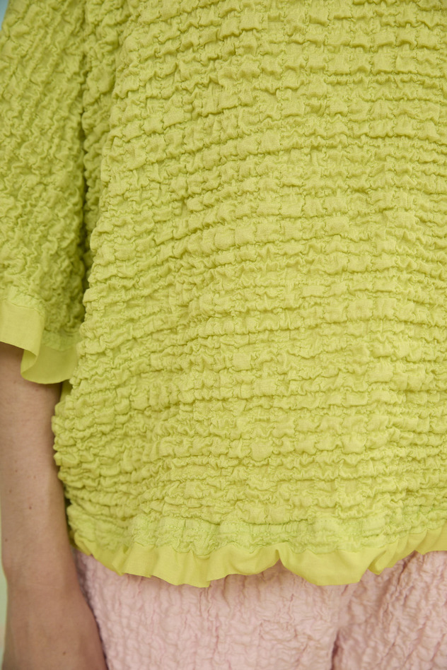 78.Shrink lace tops 詳細画像 white 5