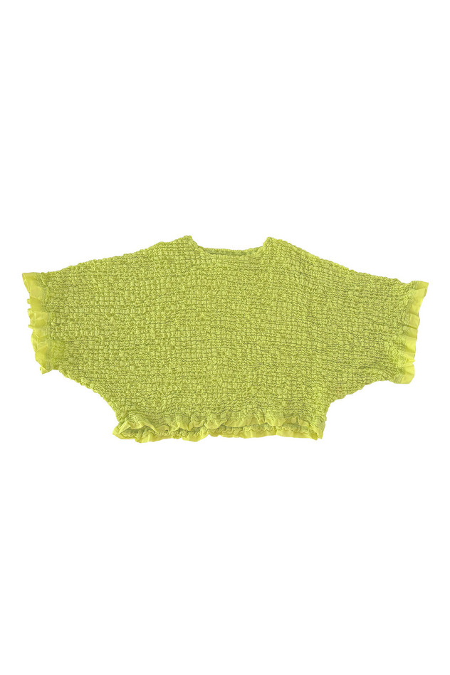 78.Shrink lace tops 詳細画像 y.green 1