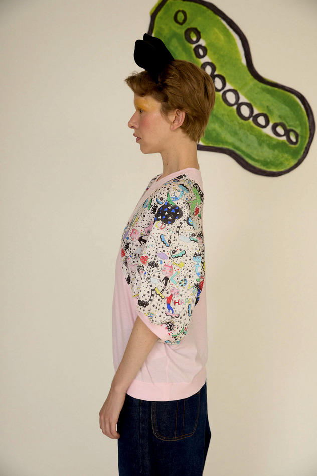 33.Mameneko tops 詳細画像 off white 5