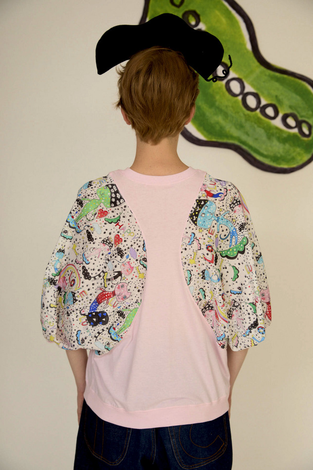 33.Mameneko tops 詳細画像 off white 6
