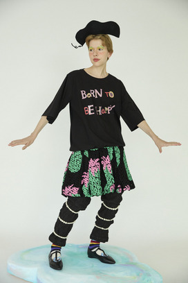 19.Born to be happy print tops 詳細画像