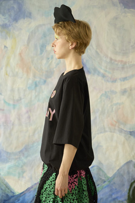 19.Born to be happy print tops 詳細画像