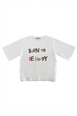 19.Born to be happy print tops 詳細画像