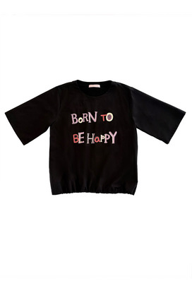 19.Born to be happy print tops 詳細画像