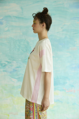 21.Happy lucky embroidery T-shirt 詳細画像