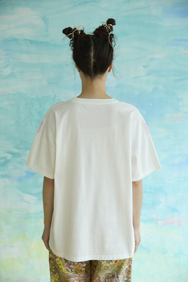 21.Happy lucky embroidery T-shirt 詳細画像