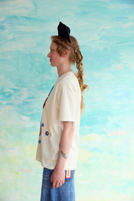 109.Jack coad embroidery T-shirt 詳細画像