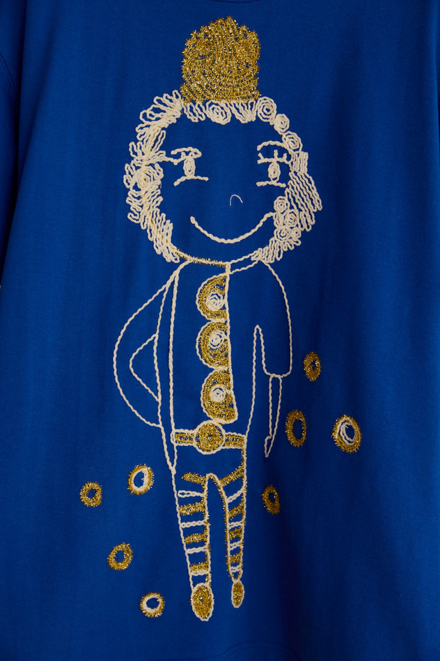109.Jack coad embroidery T-shirt 詳細画像 off white 6
