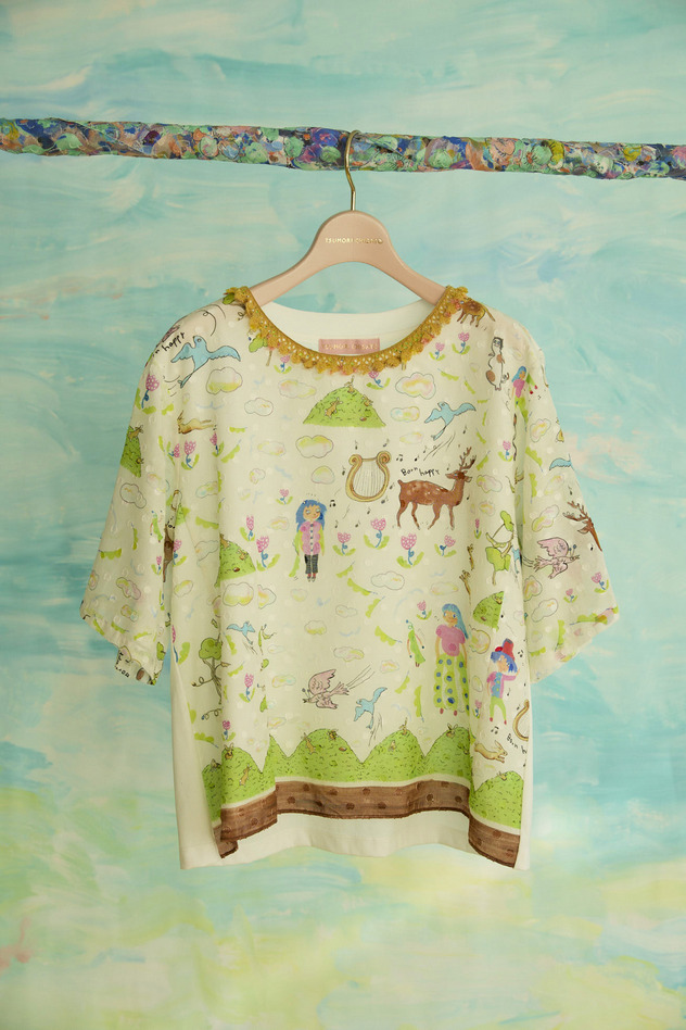105.Happy Beanstalk tops 詳細画像 off white 5