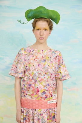 76.Floral dot tops 詳細画像