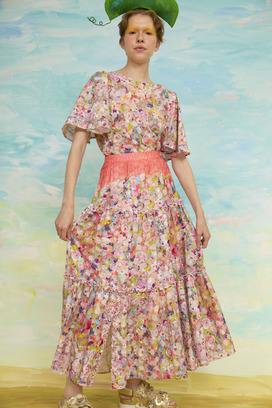 76.Floral dot tops 詳細画像