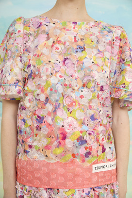 76.Floral dot tops 詳細画像