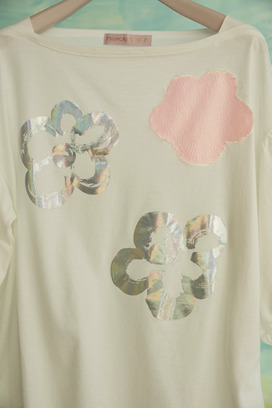 68.Hana print T-shirt 詳細画像