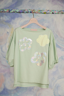 68.Hana print T-shirt 詳細画像