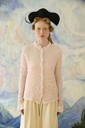 79.Shrink lace cardigan 詳細画像