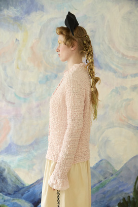 79.Shrink lace cardigan 詳細画像