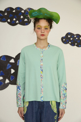 77.Floral dot cardigan 詳細画像