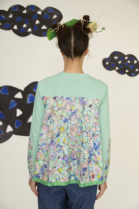 77.Floral dot cardigan 詳細画像