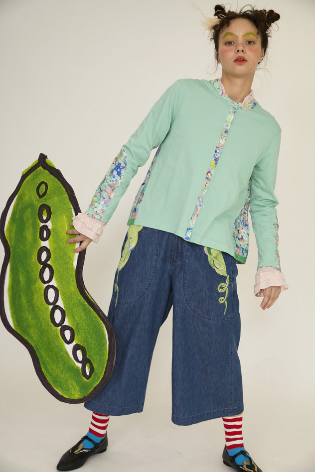 77.Floral dot cardigan 詳細画像 pink multi 3