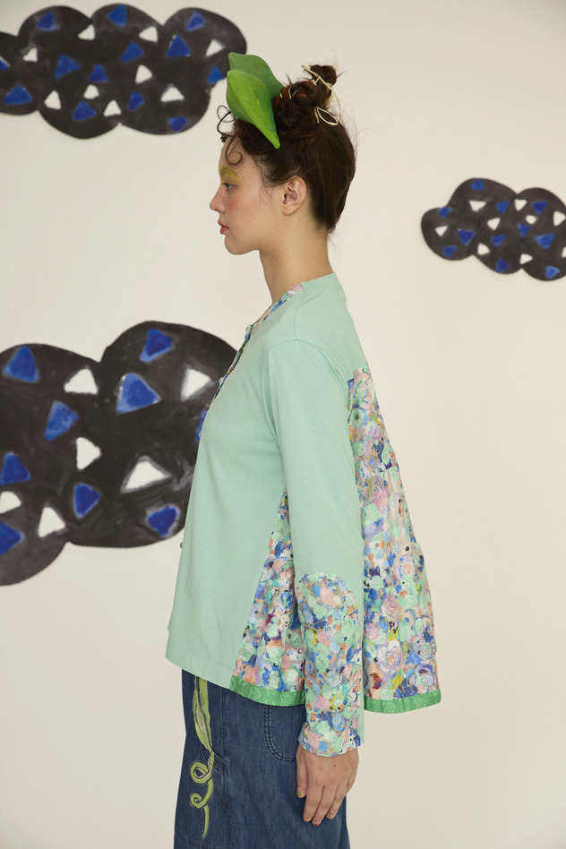 77.Floral dot cardigan 詳細画像 pink multi 7