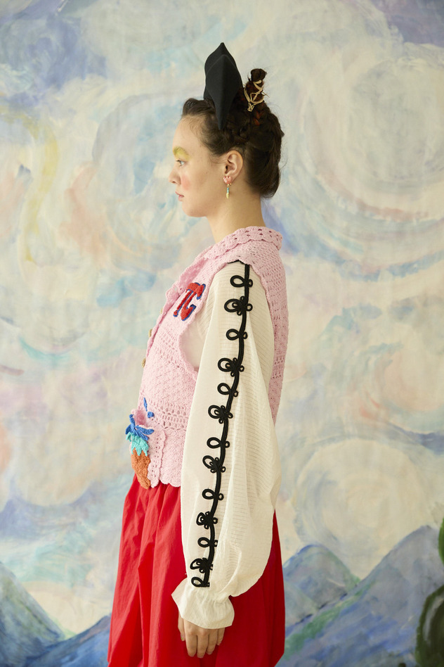 86.Crochet knit 詳細画像 pink 13