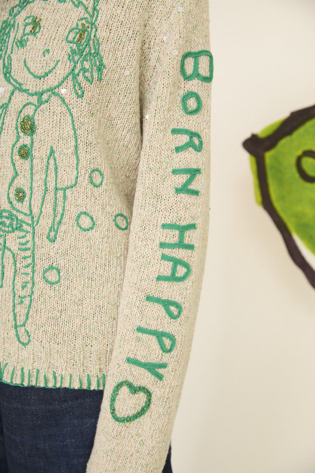 72.Jack knit 詳細画像 green 2