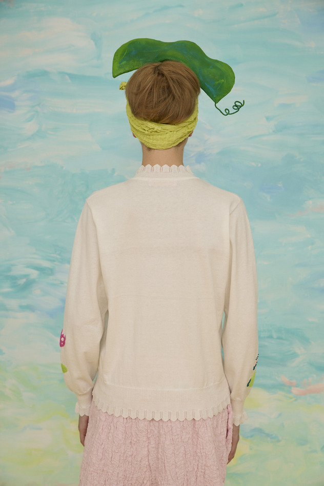 71.Beanstalk knit 詳細画像 off white 7