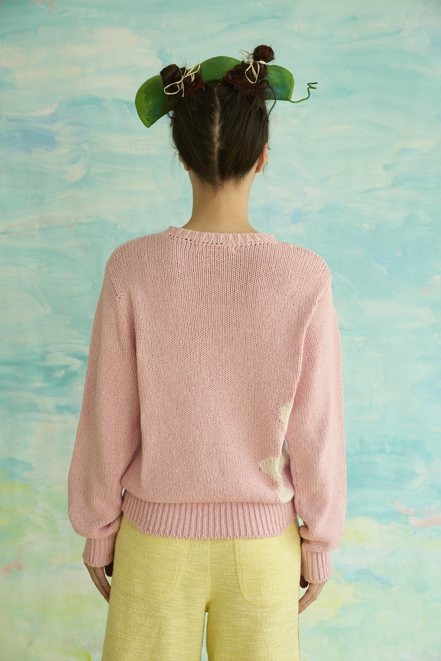25.Kiraneko knit 詳細画像 blue 3