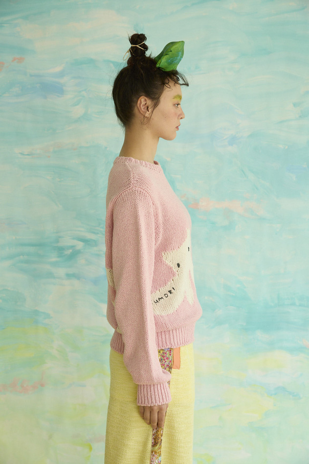 25.Kiraneko knit 詳細画像 blue 4