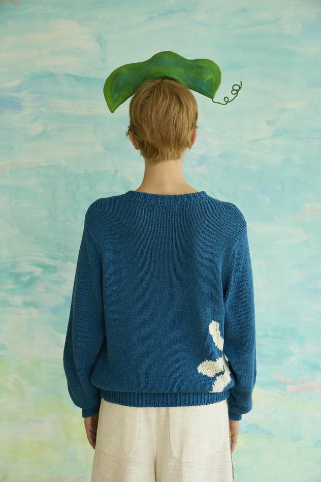 25.Kiraneko knit 詳細画像 blue 6