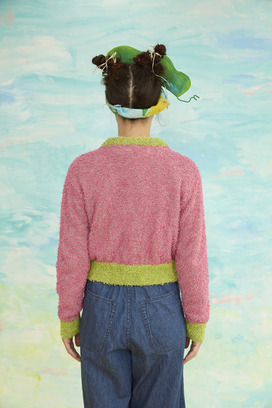 88.Chenille yarn knit 詳細画像