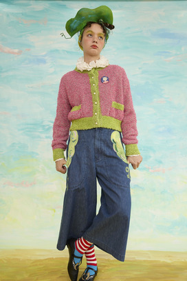 88.Chenille yarn knit 詳細画像