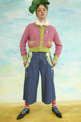 88.Chenille yarn knit 詳細画像