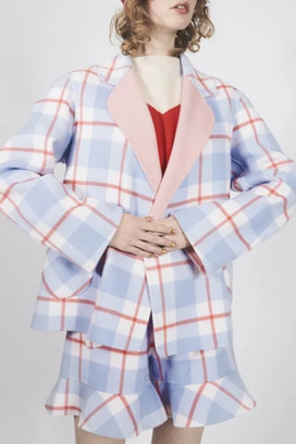 PLAID W FACE  PANTS 詳細画像