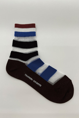 TRANSPARENT STRIPE SOCKS 詳細画像