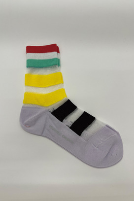 TRANSPARENT STRIPE SOCKS 詳細画像