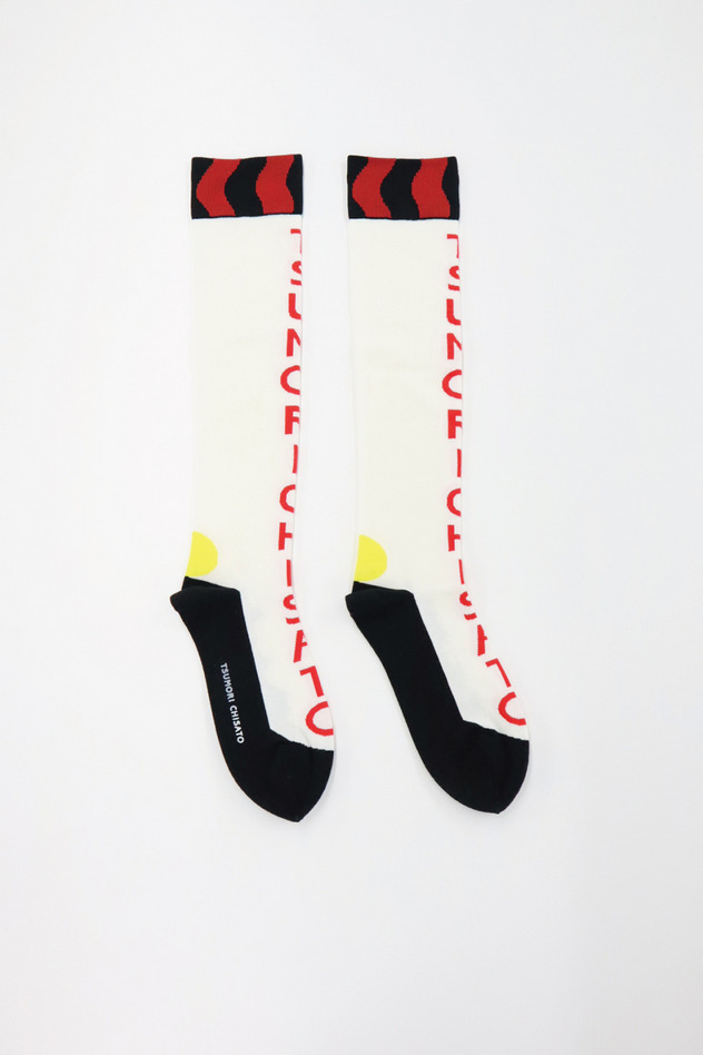 LOGO SOCKS  詳細画像 red 2