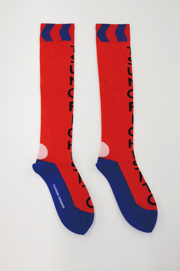 LOGO SOCKS  詳細画像 red 3