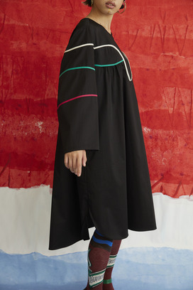 WRINKLE CARE SATIN DRESS 詳細画像