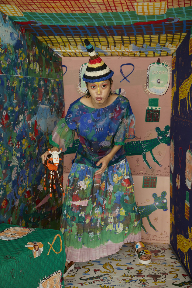 CAMOUFLAGE SAFARI JG 詳細画像 khaki × brown 5