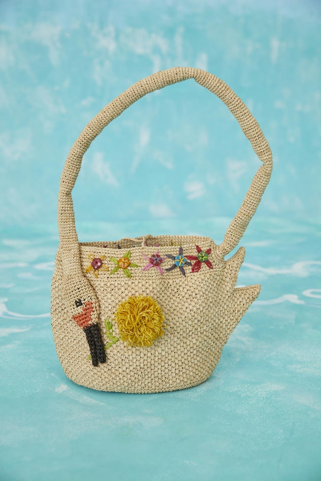RAFFIA SWAN BAG 詳細画像 natural 1