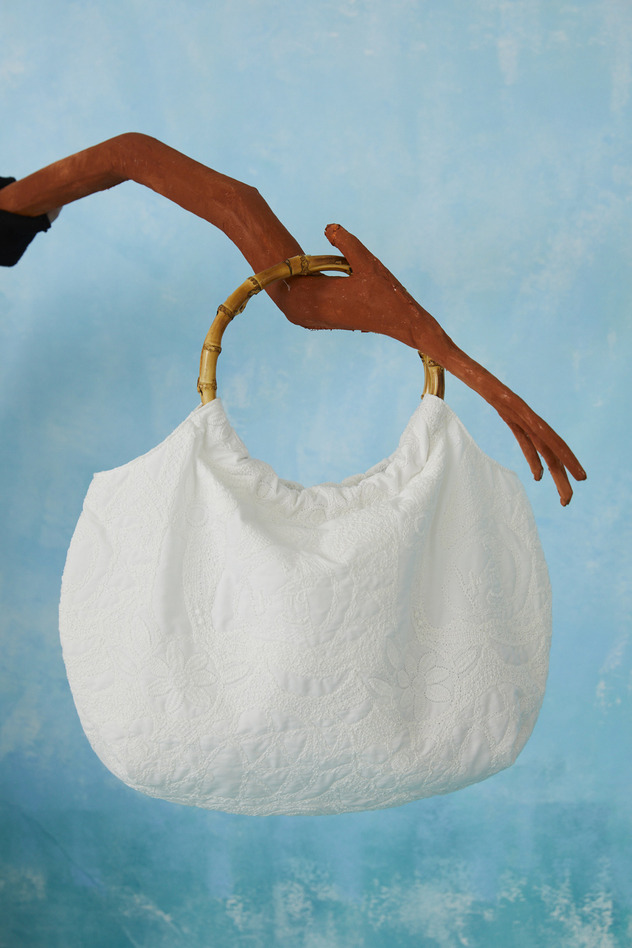 SWAN QUILT BAG 詳細画像 white 2