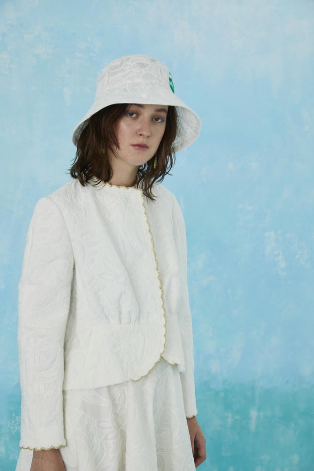 SWAN LACE QUILT  JACKETS 詳細画像 white 4