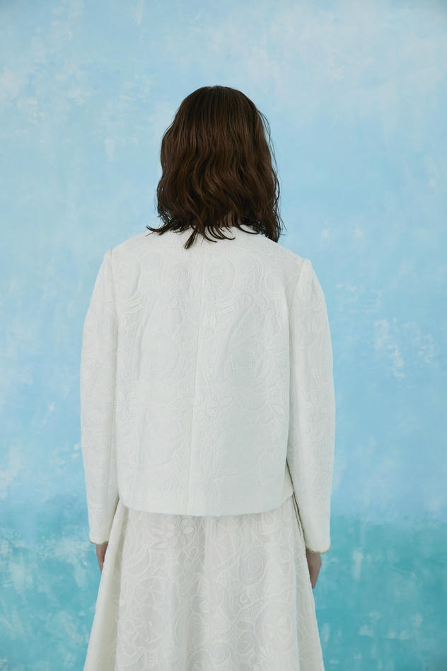 SWAN LACE QUILT  JACKETS 詳細画像 white 7